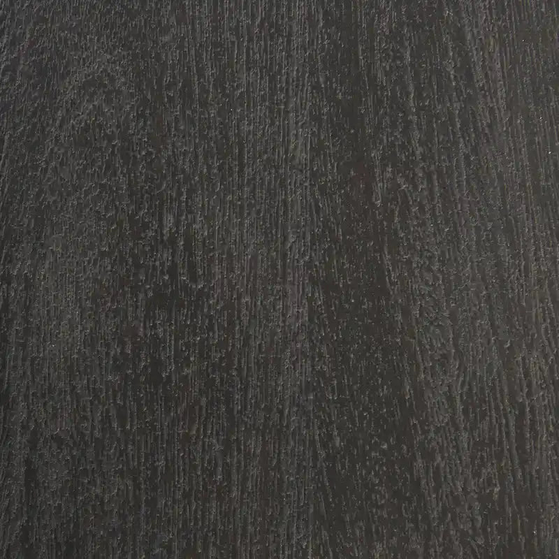 Armoire d'appoint Ward en bois massif marron foncé avec base en fer noir, 3 tiroirs