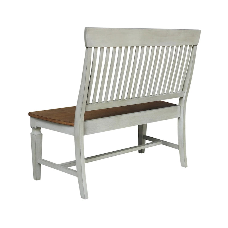 Banc Vista en bois massif à lattes