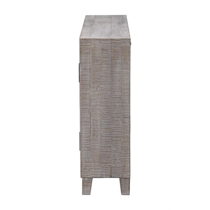 Meuble d'appoint Adalind blanchi Uttermost