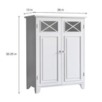 Meuble d'appoint autonome à deux portes Dawson de Teamson Home