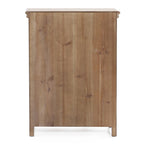 Armoire de rangement en bois à 2 portes de style campagnard, 95 cm (H) x 70 cm (l) x 33,6 cm (P)