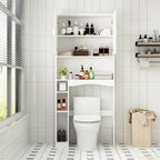 Meuble de rangement au-dessus des toilettes Meuble de rangement WC avec porte