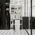 Meuble de rangement au-dessus des toilettes Meuble de rangement WC avec porte