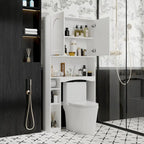 Meuble de rangement au-dessus des toilettes Meuble de rangement WC avec porte