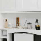 Meuble de rangement au-dessus des toilettes Meuble de rangement WC avec porte