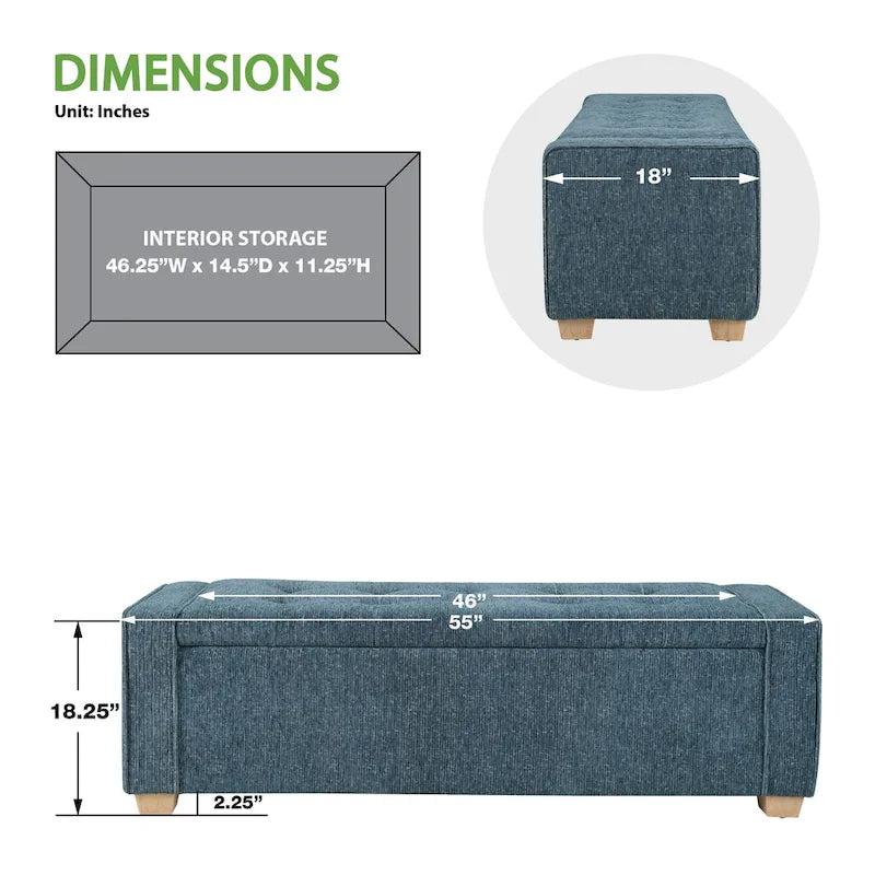 Banc de rangement Bethwin