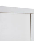 Meuble de rangement blanc à poser au-dessus des toilettes pour salle de bain - 23,6 L x 9 P x 61,8 H