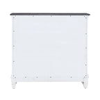 Console de couloir d'appoint 42 po Allyson Park Blanc Charbon Brossé