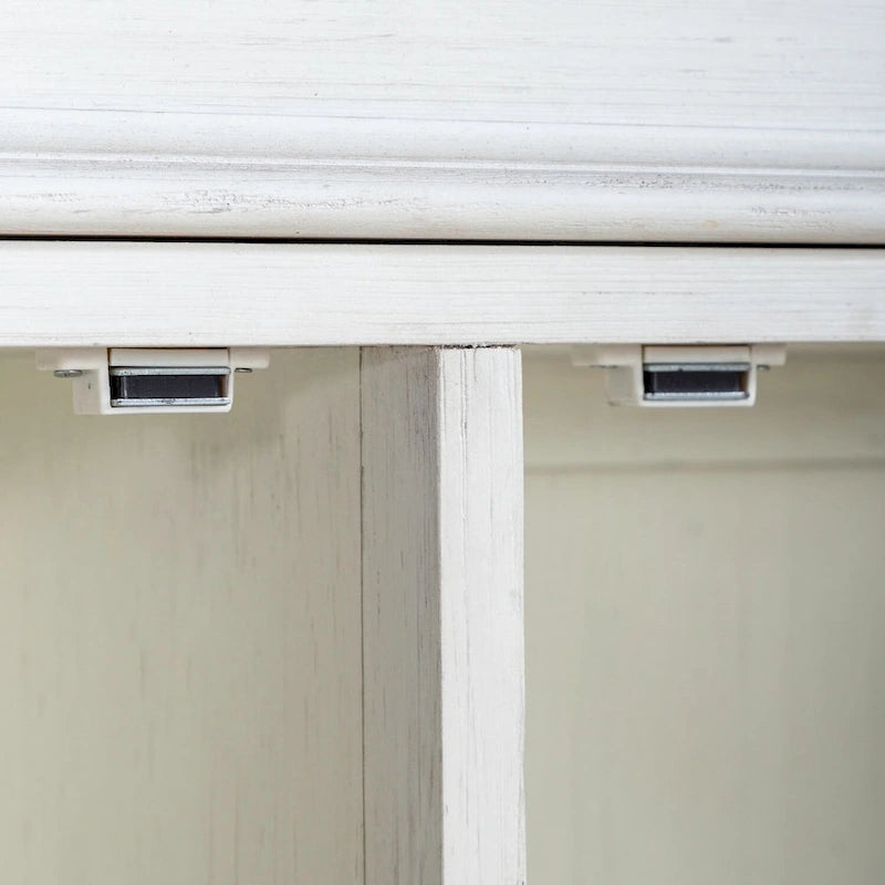 Console de couloir d'appoint 42 po Allyson Park Blanc Charbon Brossé