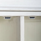 Console de couloir d'appoint 42 po Allyson Park Blanc Charbon Brossé