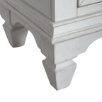 Console de couloir d'appoint 42 po Allyson Park Blanc Charbon Brossé