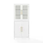Meuble de rangement pour garde-manger Crosley Roarke avec huche à porte vitrée