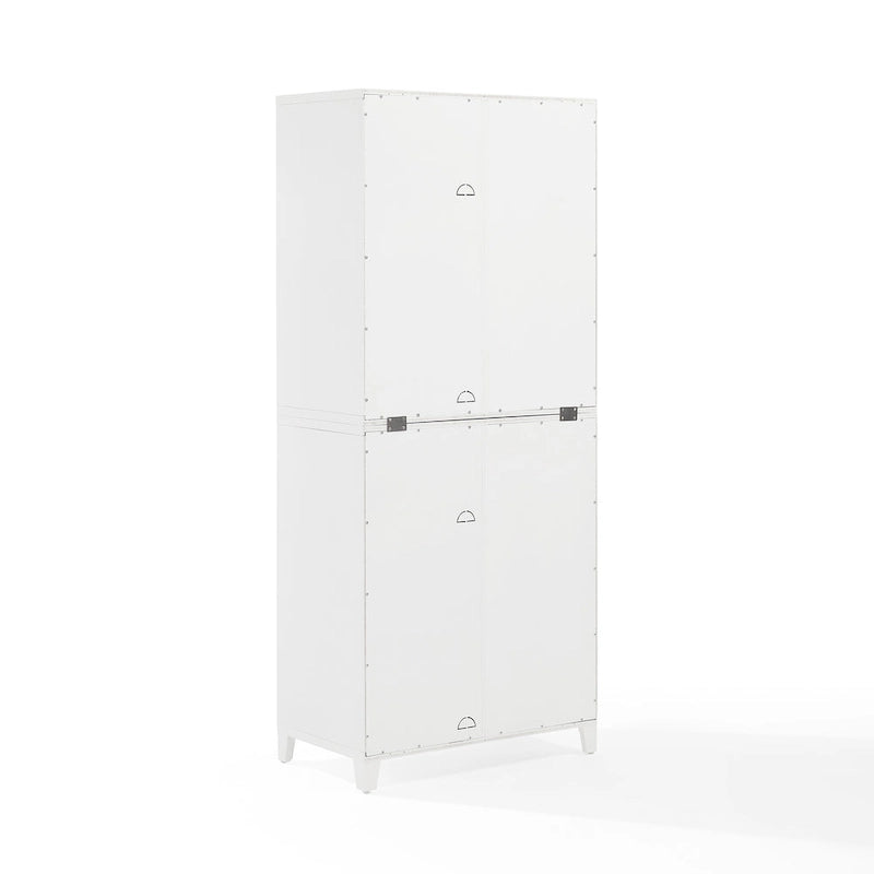 Meuble de rangement pour garde-manger Crosley Roarke avec huche à porte vitrée