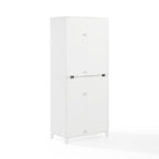 Meuble de rangement pour garde-manger Crosley Roarke avec huche à porte vitrée