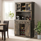 Moasis 72 Meuble de rangement de cuisine Armoire de cuisine avec station de recharge et 3 tiroirs