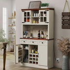 Moasis 72 Meuble de rangement de cuisine Armoire de cuisine avec station de recharge et 3 tiroirs