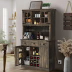 Moasis 72 Meuble de rangement de cuisine Armoire de cuisine avec station de recharge et 3 tiroirs