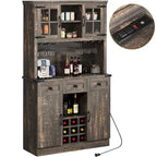 Moasis 72 Meuble de rangement de cuisine Armoire de cuisine avec station de recharge et 3 tiroirs
