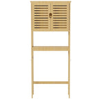 Meuble de rangement pour salle de bain au-dessus des toilettes avec portes et étagères - 25 x 10 x 69
