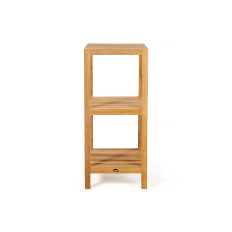 Étagère carrée en teck Fiji 36 (90 cm) 3 niveaux