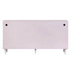 Buffet en bois à quatre portes avec accents dorés, violet lilas - 72