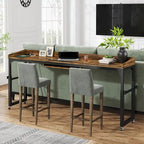 Table de lit réglable en hauteur avec roulettes, Chariot mobile pour ordinateur portable avec prises et ports USB