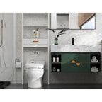 Meuble de rangement WC avec un tiroir et 2 étagères