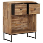 vidaXL Commode en teck recyclé 60x30x75 cm