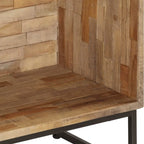 vidaXL Commode en teck recyclé 60x30x75 cm