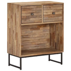 vidaXL Commode en teck recyclé 60x30x75 cm