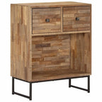 vidaXL Commode en teck recyclé 60x30x75 cm