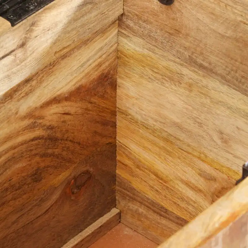 vidaXL Banc d'entrée 40,6x13x28,3 cm Bois de manguier massif