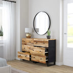 vidaXL Buffet bahut meuble de rangement console avec tiroirs