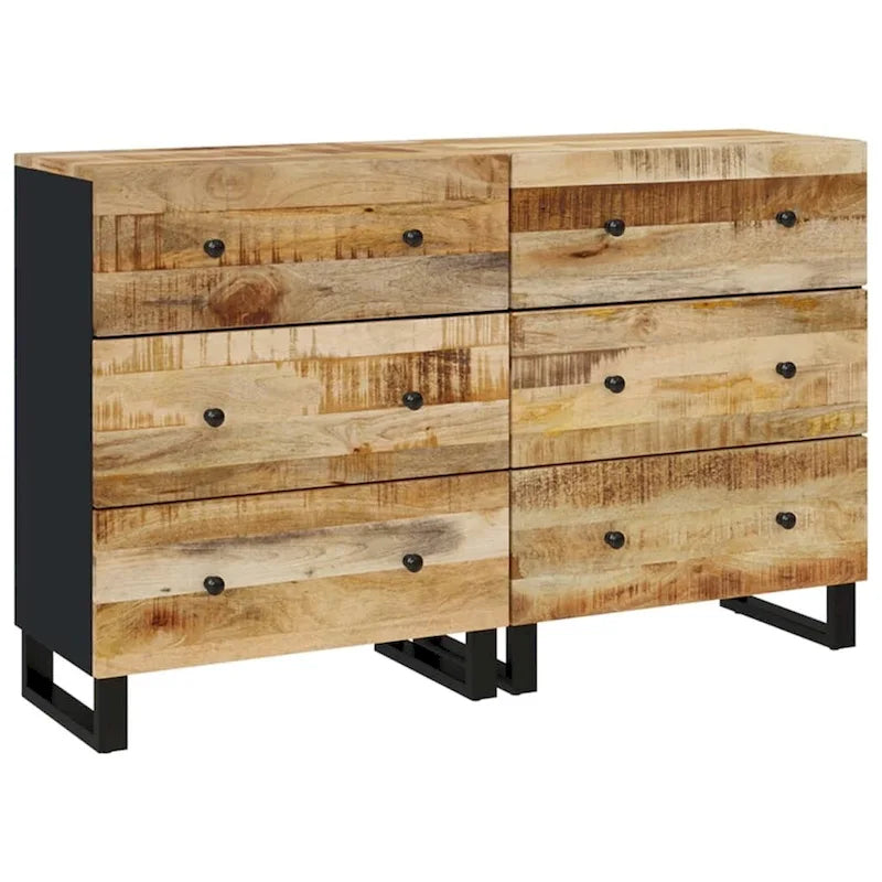 vidaXL Buffet bahut meuble de rangement console avec tiroirs