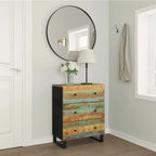 vidaXL Buffet bahut meuble de rangement console avec tiroirs