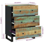 vidaXL Buffet bahut meuble de rangement console avec tiroirs