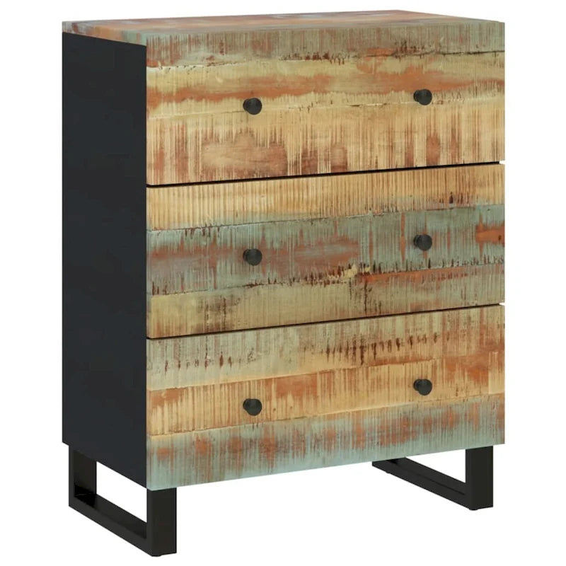 vidaXL Buffet bahut meuble de rangement console avec tiroirs