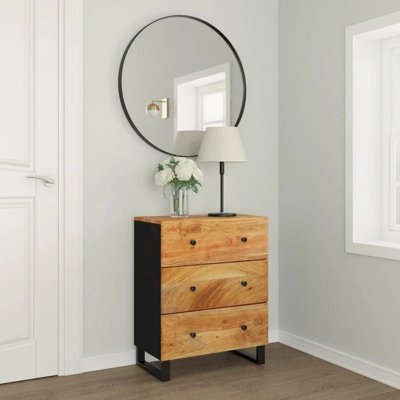vidaXL Buffet bahut meuble de rangement console avec tiroirs