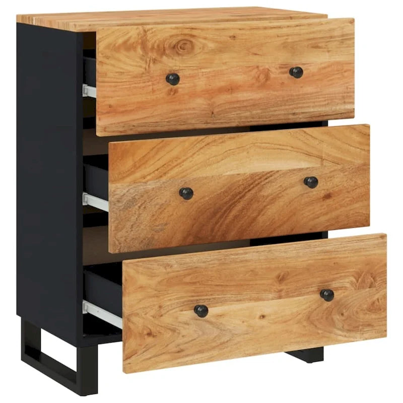vidaXL Buffet bahut meuble de rangement console avec tiroirs
