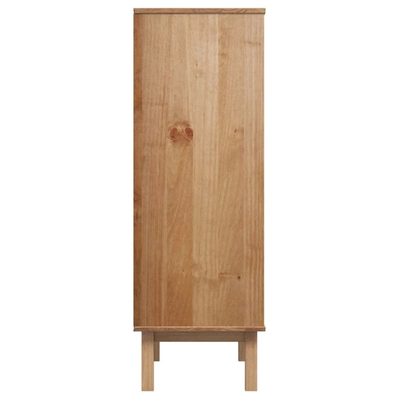 vidaXL Bahut OTTA 85x43x125 cm Bois de pin massif - 85 x 43 x 125
