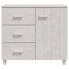 vidaXL Buffet de cuisine avec rangement en pin massif HAMAR - 90x40x80 cm