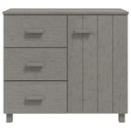 vidaXL Buffet de cuisine avec rangement en pin massif HAMAR - 90x40x80 cm