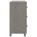 vidaXL Buffet de cuisine avec rangement en pin massif HAMAR - 90x40x80 cm