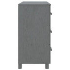 vidaXL Buffet de cuisine avec rangement en pin massif HAMAR - 90x40x80 cm