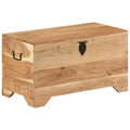 vidaXL Storage Chest Solid Acacia Wood - 28.7 x 15.4 x 16.1