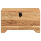 vidaXL Coffre de Rangement en Bois d'Acacia Massif - 73 x 39 x 41 cm