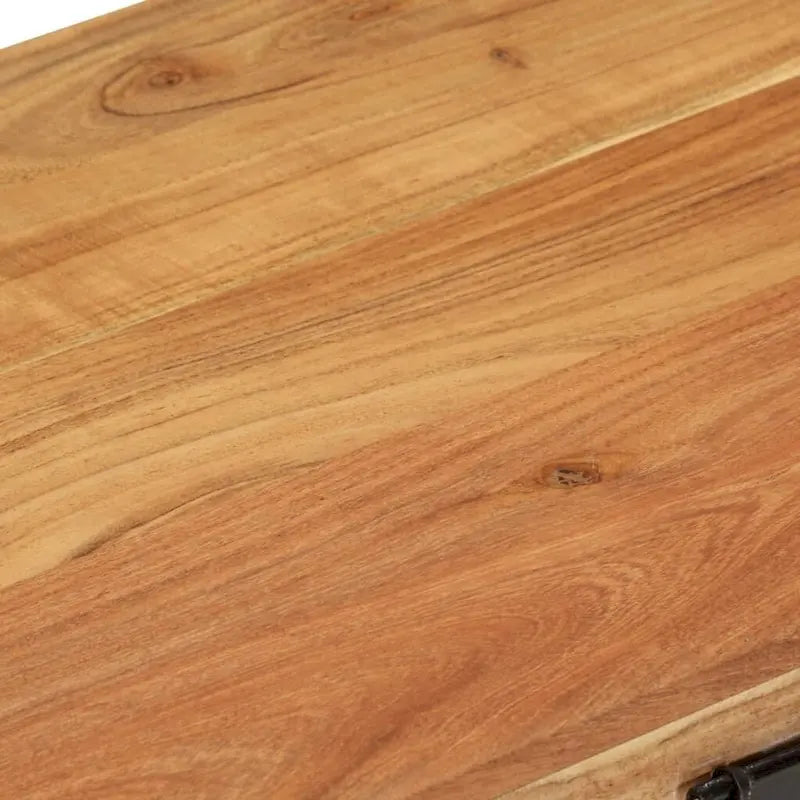 vidaXL Coffre de Rangement en Bois d'Acacia Massif - 73 x 39 x 41 cm