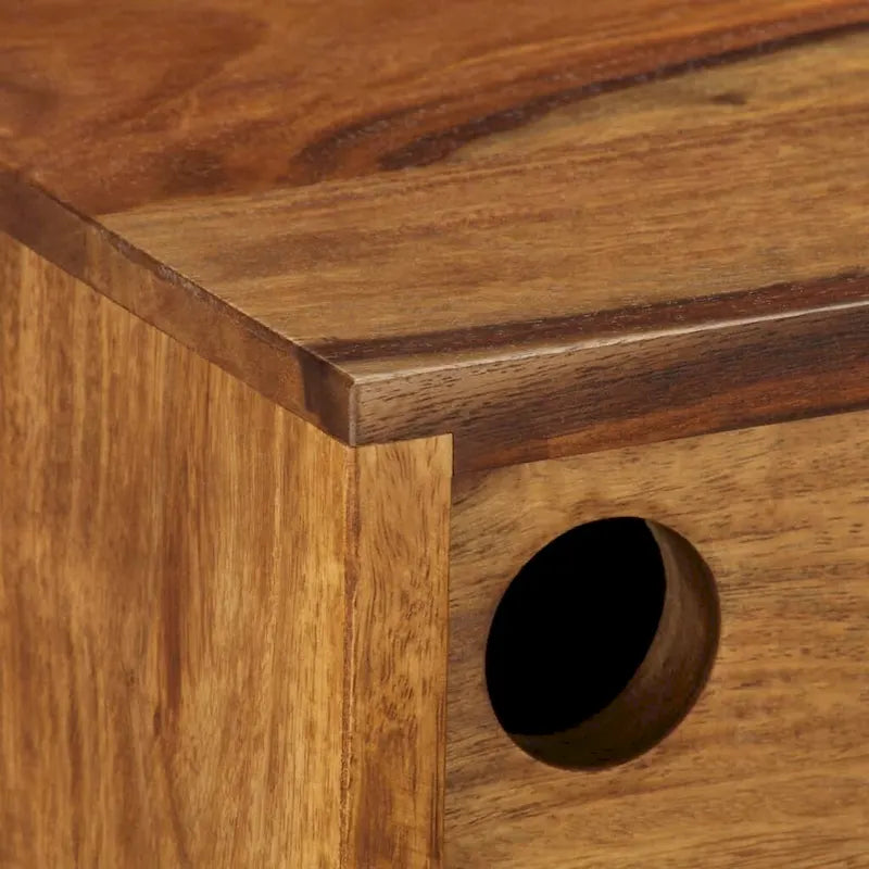 vidaXL Buffet Bois de Sesham Massif 46,5x11,8x26
