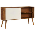 vidaXL Buffet Bois de Sesham Massif 46,5x11,8x26