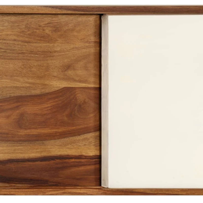 vidaXL Buffet Bois de Sesham Massif 46,5x11,8x26